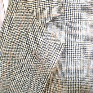 Brooks Brothers Men's 100% Wool Classic Checkered Blazer